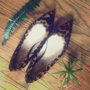 Boden leopard print flats